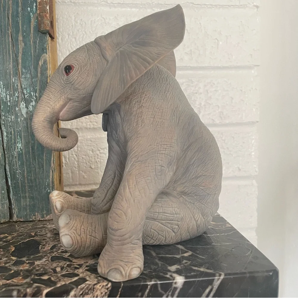 LAST CHANCE Lenox Porcelain Elephant Figurine Collectible Home Accent Decor - Picture 3 of 9